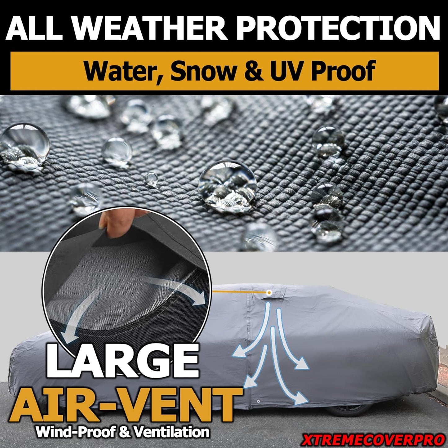 All Weather Waterproof car Cover Good for rain Snow uv Protection dust Small Coupe TT Z3 del Sol S2000 MX-5 Miata SLK Solstice MR2 MRS Gray