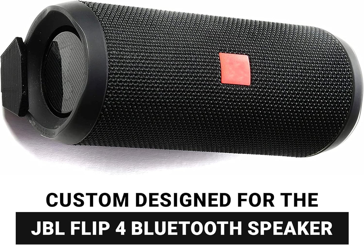 Spartan Mounts Compatible with JBL Flip 4 Bluetooth Speakers | Low Profile Wall Mount Anywhere Design for Home, Office, Studio, Garage, Dorm, Patio, Auto, Boat, Golf Cart | Made in USA