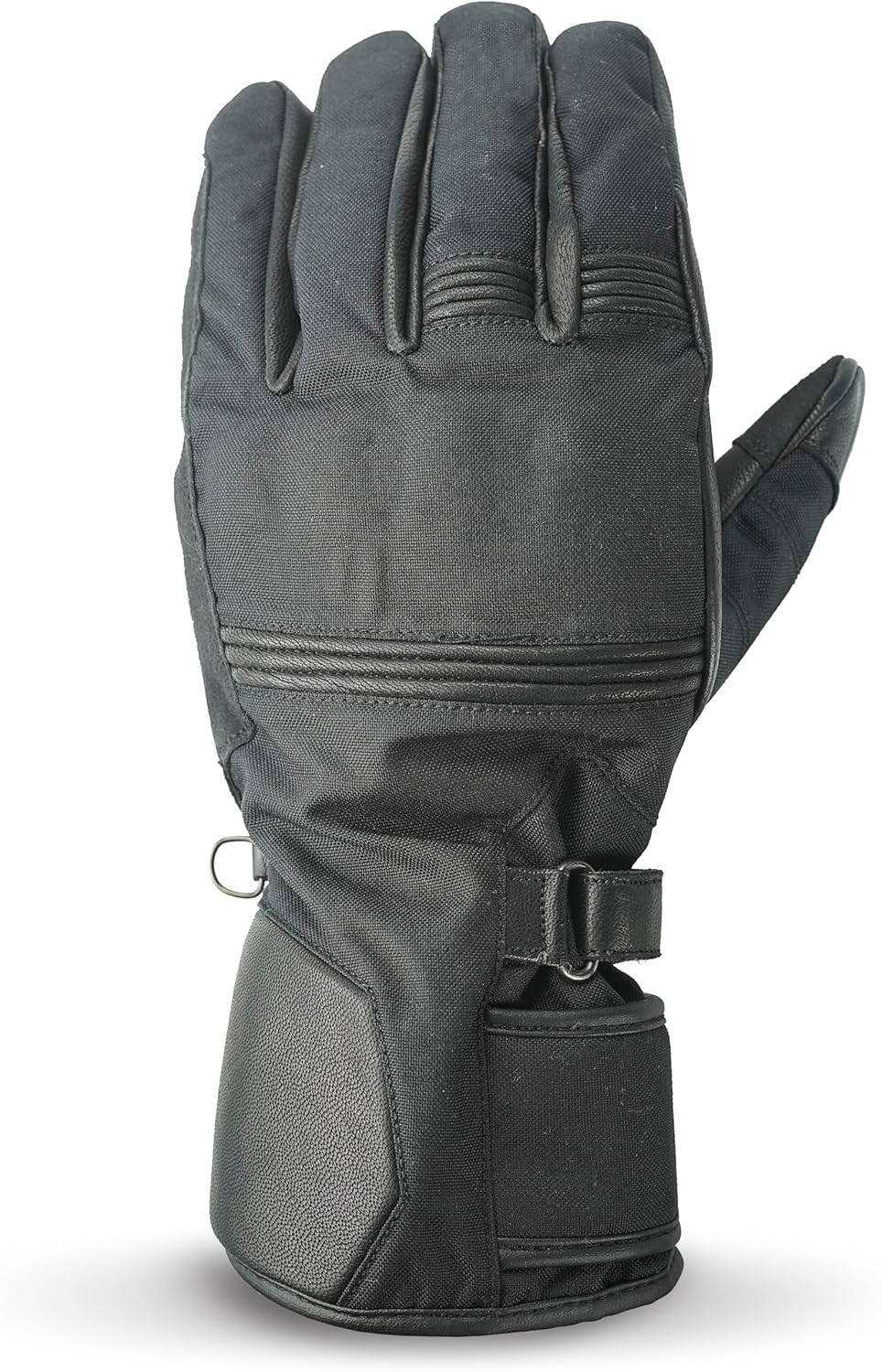 Leather Motorcycle Gloves with Adjustable Fitting Bike Riding Gloves for Riders
