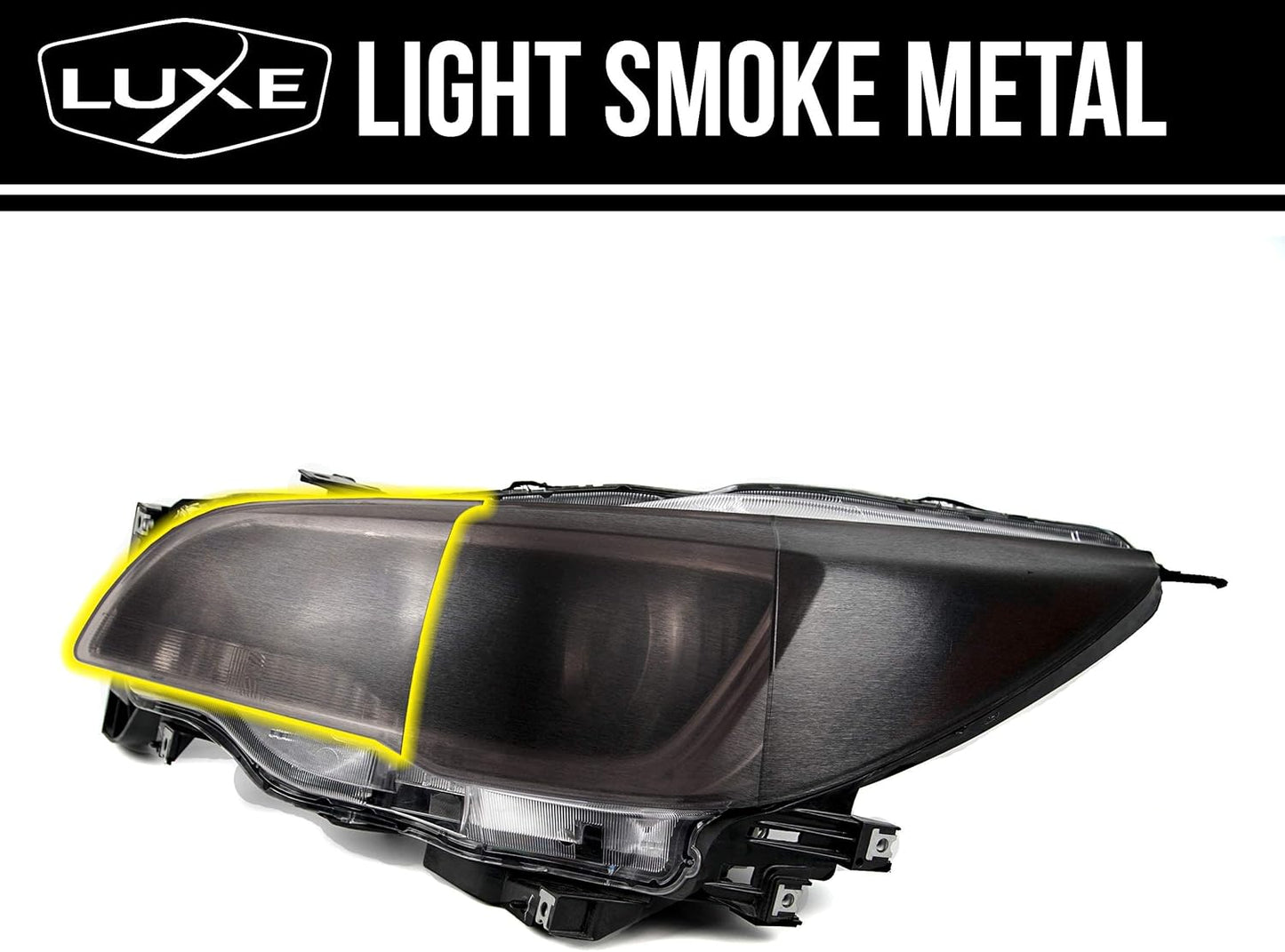 Luxe LightWrap Light Metal Universal Headlight Tail Light Tint Kit (20” x 1 Yard)