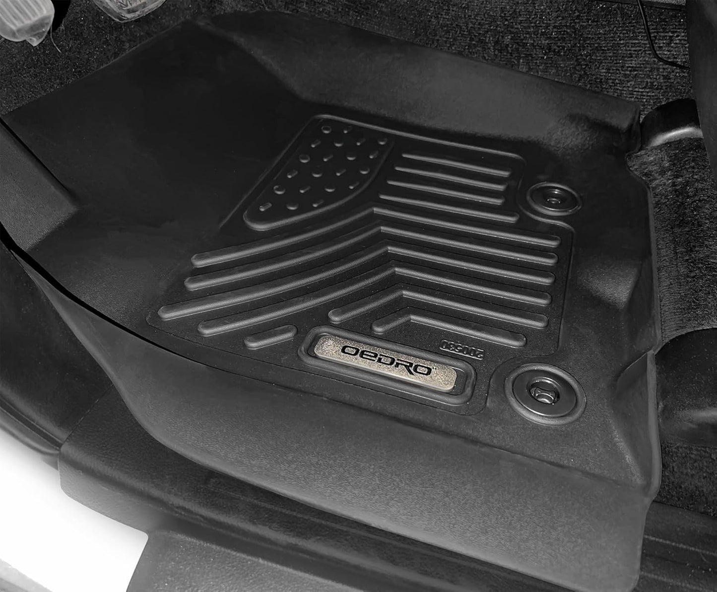 OEDRO Floor Mats Fit for Toyota 4Runner 2013-2024 5-Seater, Custom Fit TPE All Weather Trunk Mat with Backrest Car Accessories, Odorless Anti-Slip Back Seat Protector, Full Mat Set, Black