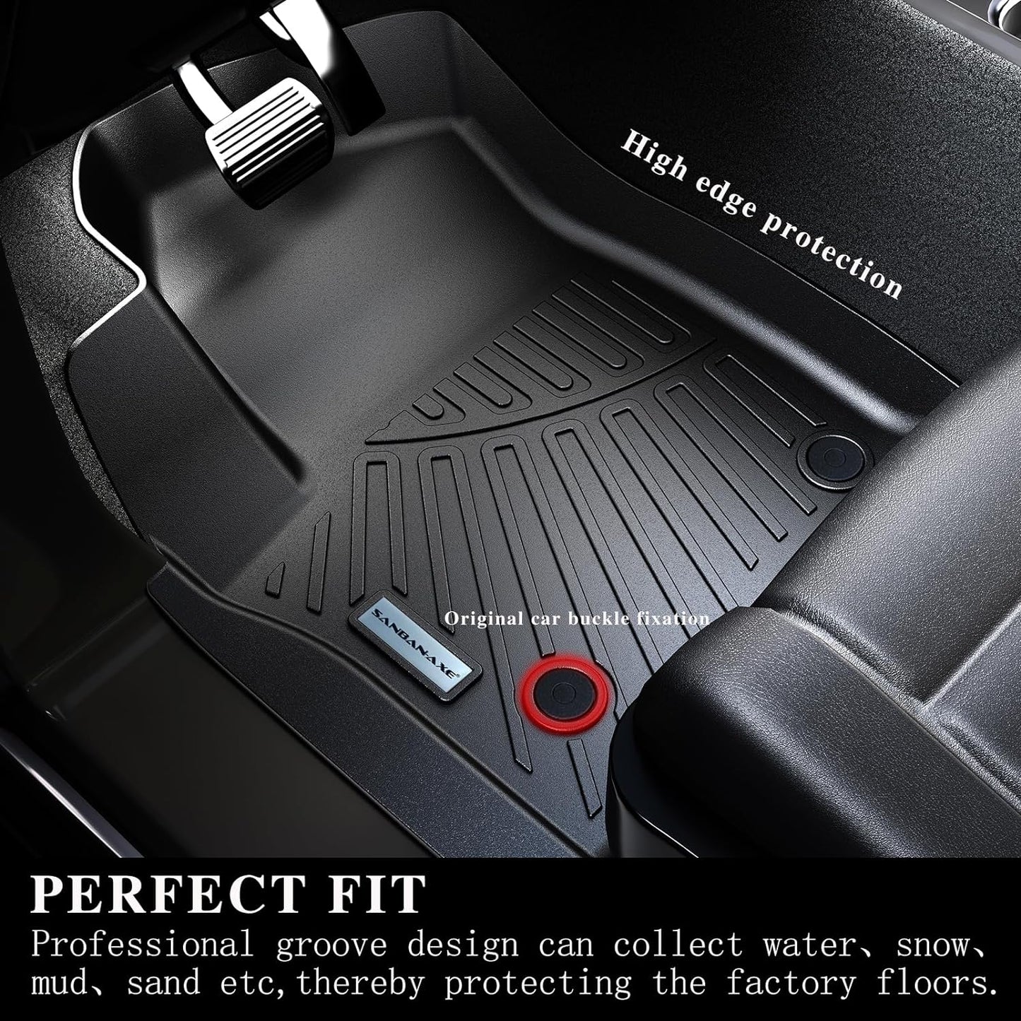 All-Weather Floor Mats Trunk Mats &Cargo Liners for Toyota 4Runner (1996 1997 1998 1999 2000 2001 2002) - 3rd Gen 4Runner Customized Protection, Lasting Durability