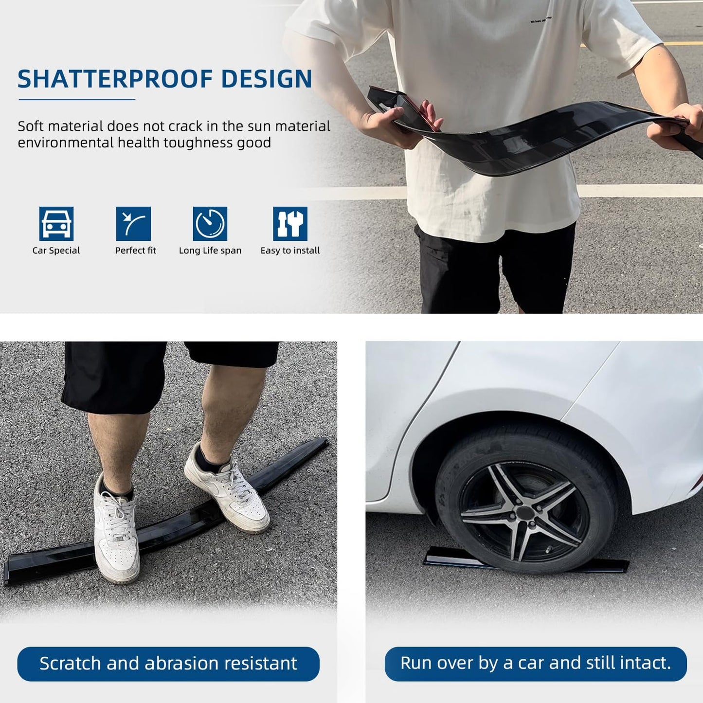 4pcs Front+Rear Smoke Tint Sun/Rain Guard Outside Mount Tape-On Vent Window Visors Compatible with 16-22 Titan/Titan XD Crew Cab with 4 Full Size Doors