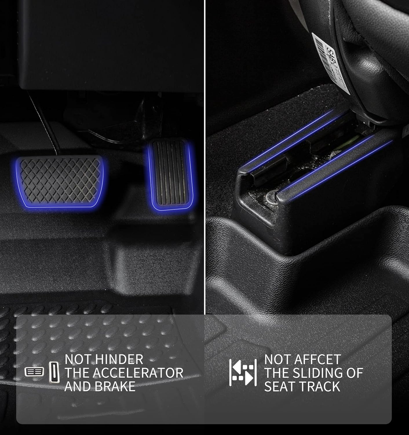 KELCSEECS Floor Mats Custom for 2025 2024 2023 2022 2021 Kia Sorento(Not for Hybrid) Car Mats All Weather Automotive Floor Liners Front& Rear& 3rd Row Kia Sorento Accessories Black