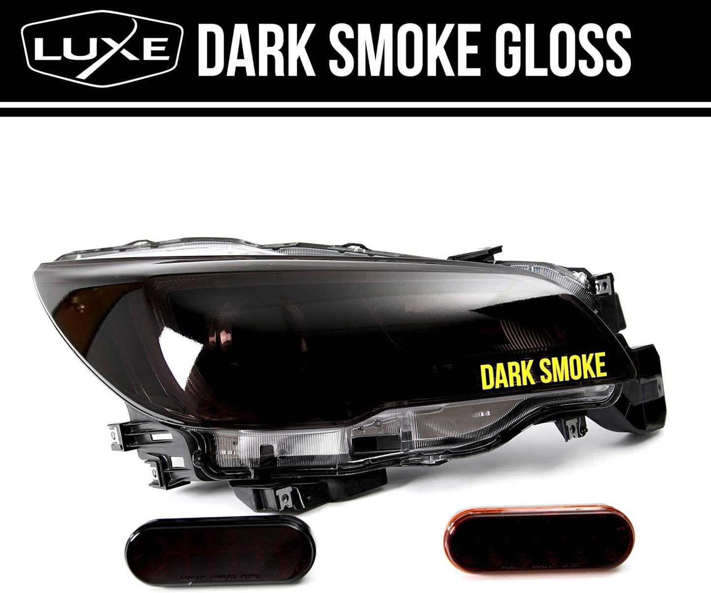 Luxe LightWrap Dark Smoke Universal Headlight Tint Light Tail Kit (20” x 2 Yard)