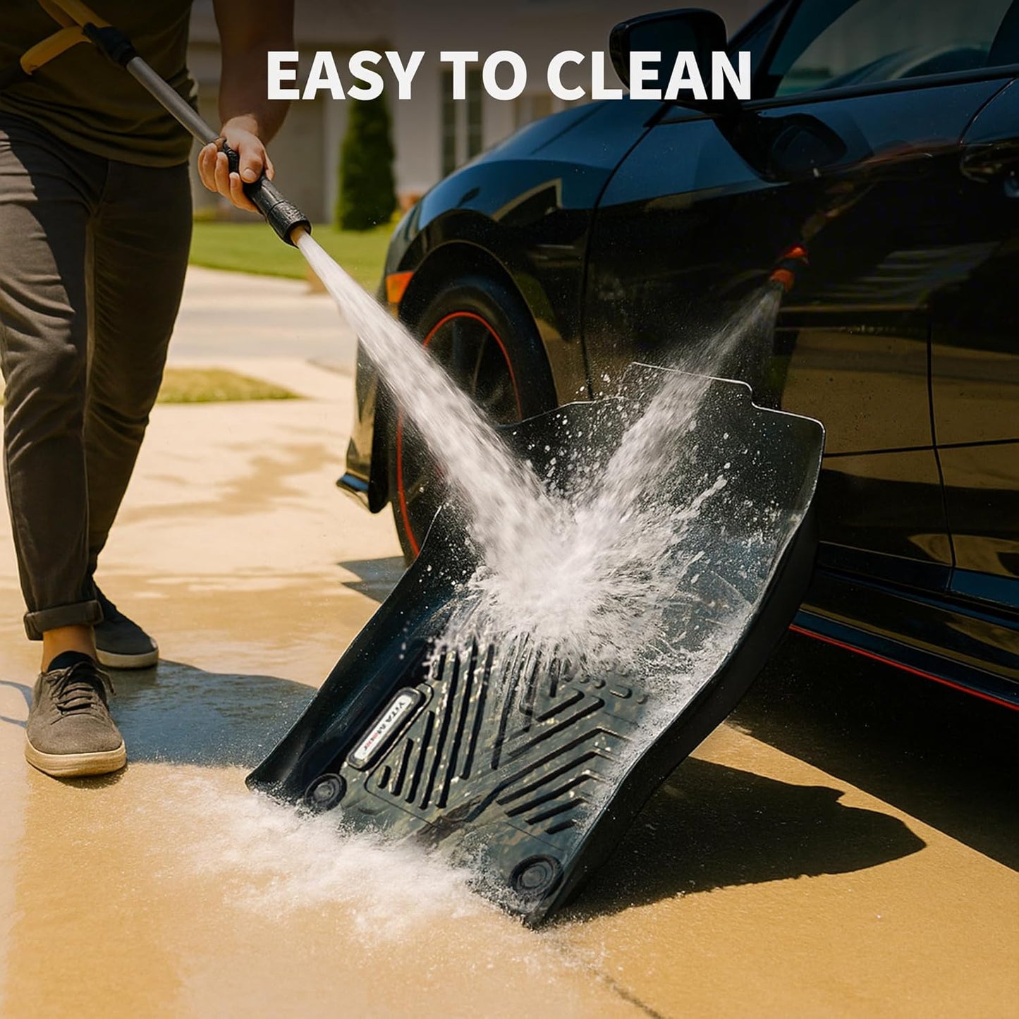 YITAMOTOR Floor Mats Compatible with Mazda CX-5 2022-2025 CX5 Includes 2 Rows and Cargo Liner Set, TPE All-Weather Floor Mat Set Liners, Black