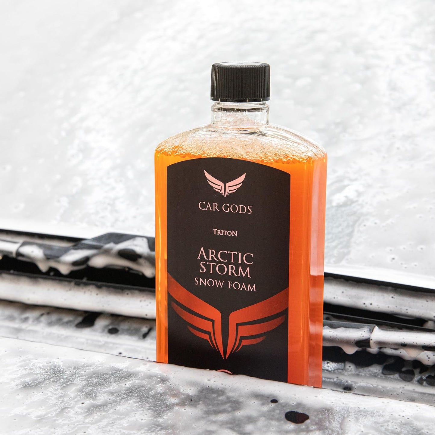 Car Gods Arctic Storm Super Thick Snow Foam Shampoo Orange Scent, 17 Fl Oz