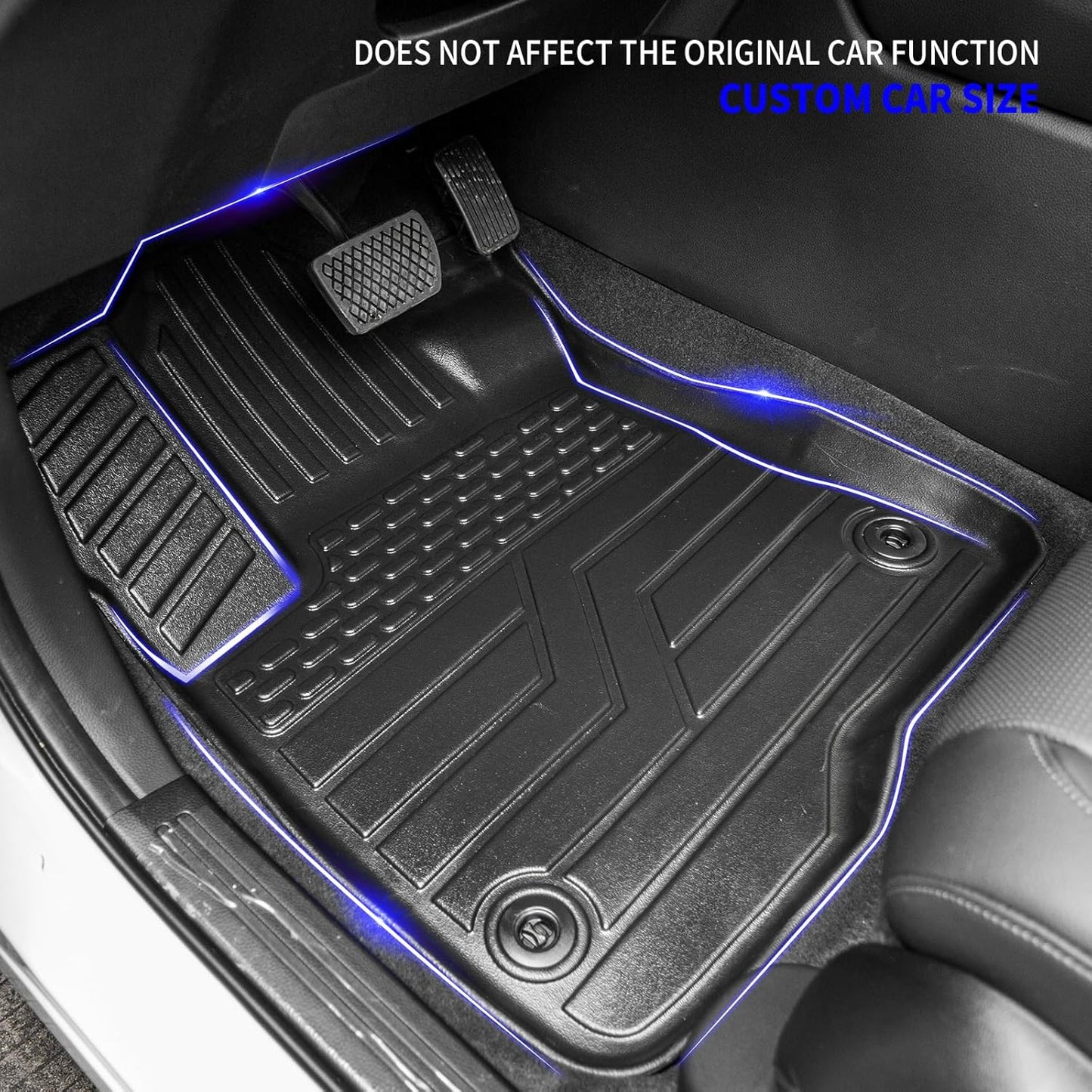 Rongtaod Floor Mats Compatible with 2023 2024 2025 2026 Honda CRV Trunk Liner Cargo Liner Cargo Mat Back Seat Cover Protector CR-V Accessories (Fit Lower Deck,Backrest Mats+Trunk Mat+Floor Mats)