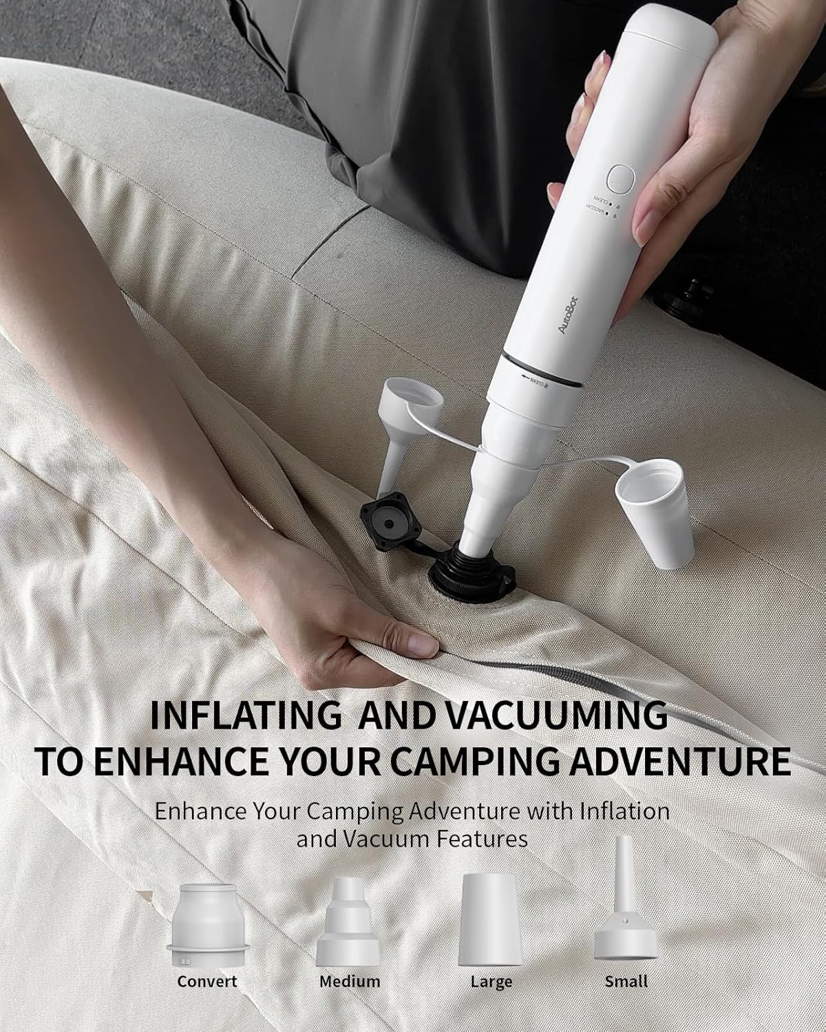 Car Vacuum Cleaner, 12,000PA Handheld Vacuum with Air Blower Inflator Pump Dust Buster, Car Vacuum with 30 Mins Runtime, 2H Fast Charge, Portable Vacuum for Car