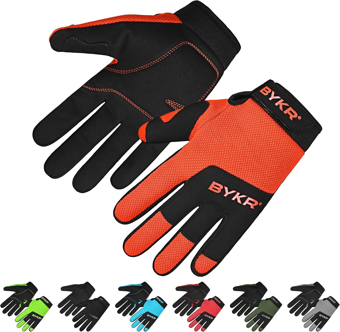 BYKR All-Weather Motorcycle Gloves for Men & Women – Protection for Dirt Bike, BMX, MX, and ATV Riding