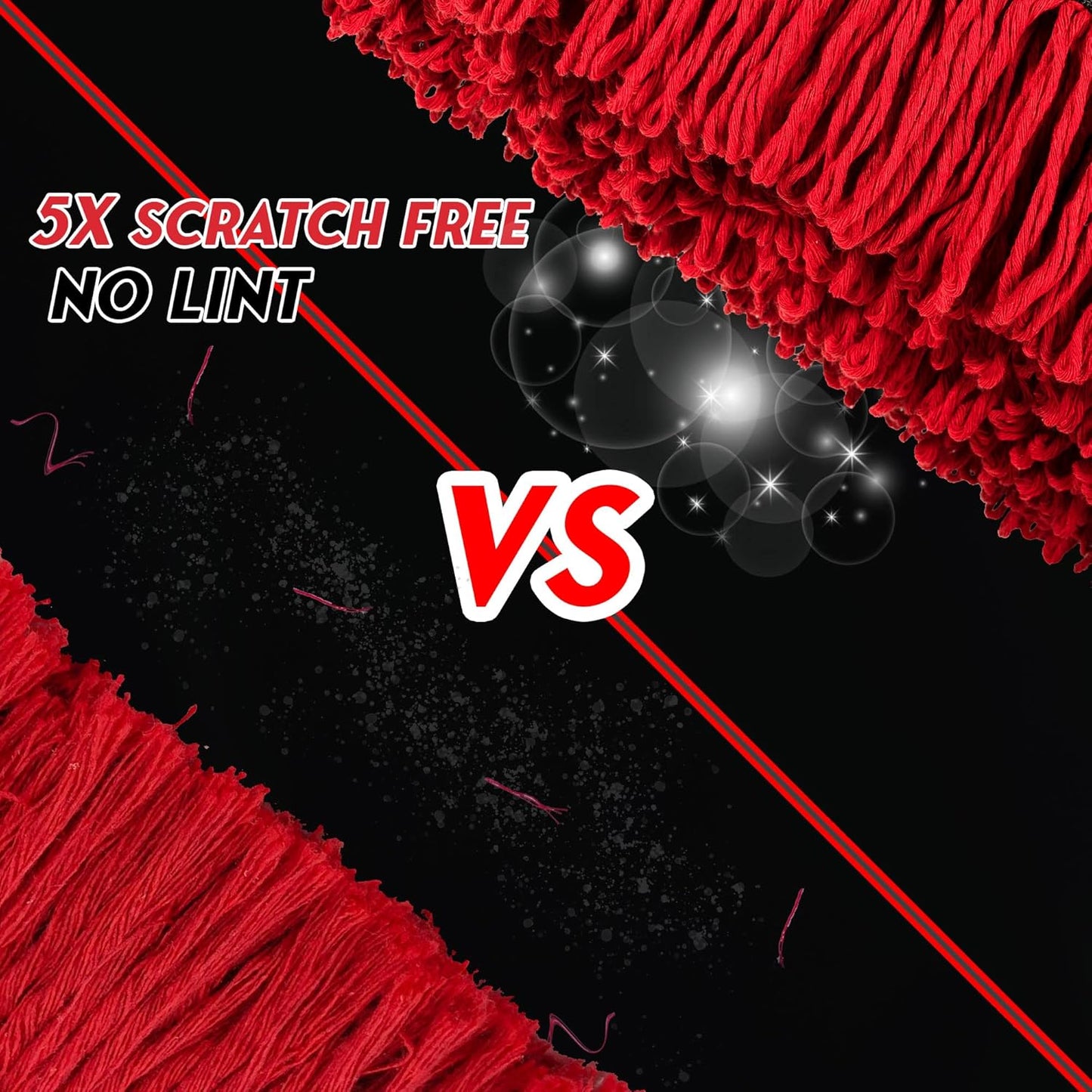 Car Duster Exterior Scratch Free,Soft Car Brush Kit for Car,Truck,SUV,RV and Motorcycle,Wax Cotton Hair With Extendable Handle,Duster for car Cleaning,Dust Pollen Removing,No Lint…