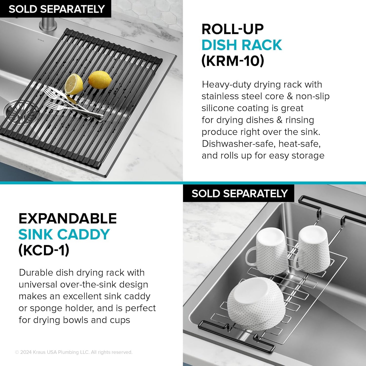 KRAUS Fairlane 15-inch Drop In/Top Mount Single Bowl 18-Gauge Stainless Steel Kitchen Bar Sink, KHT631-15