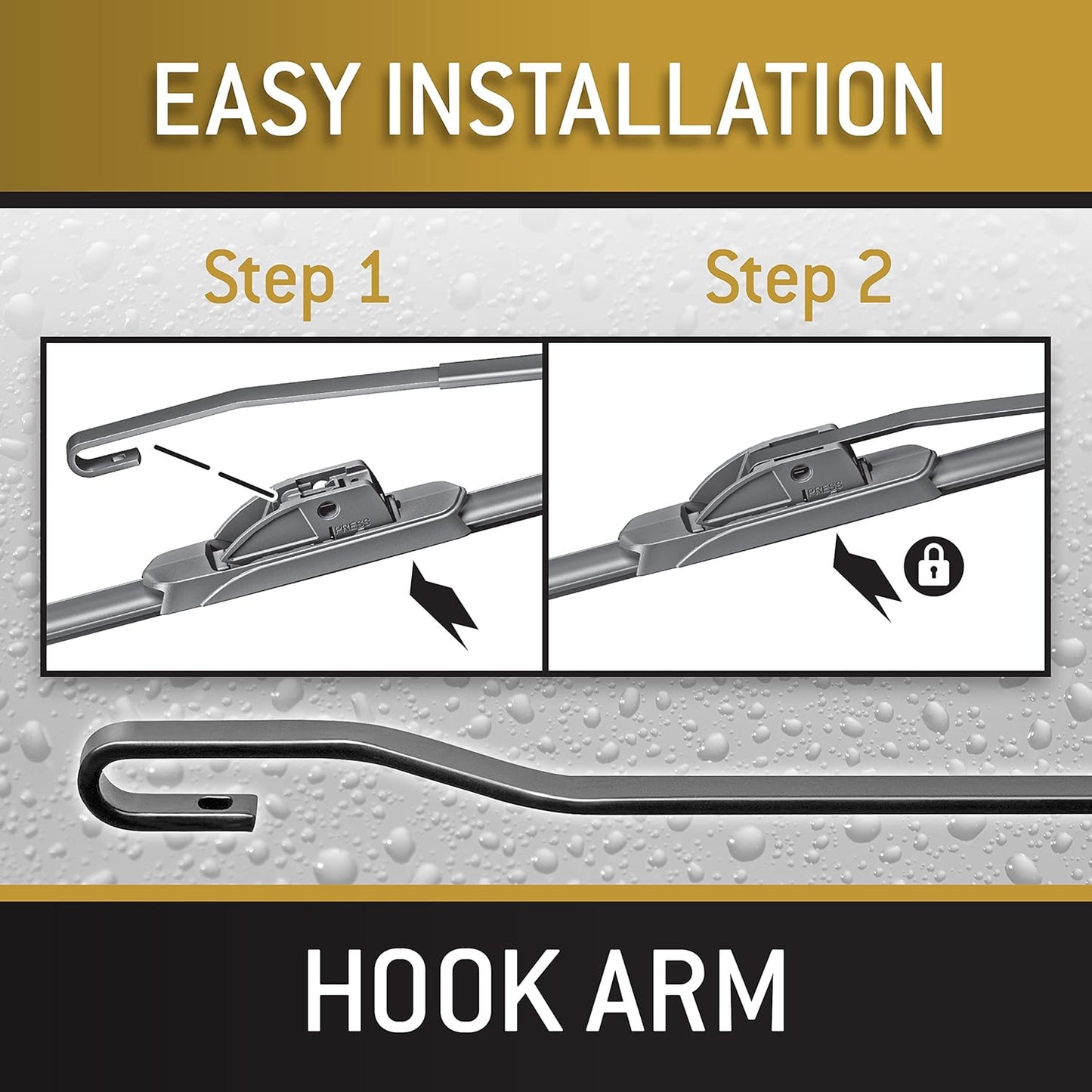 TRICO Gold™ (18-2020) 20 & 20 Inch Pack of 2 Automotive Replacement Windshield Wiper Blades for My Car Premium All Weather Beam Blade for Select Vehicle Models