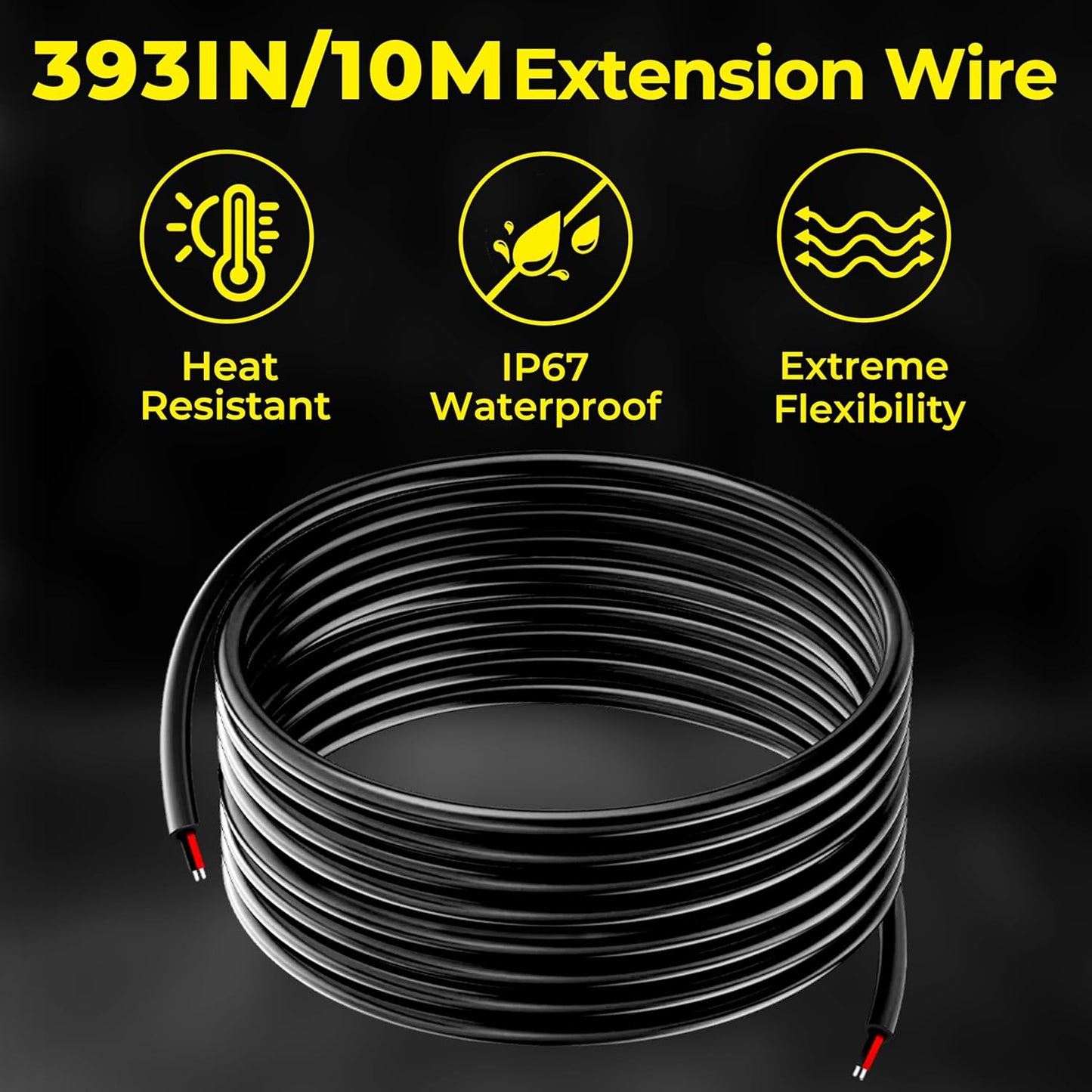 12 Pods 324 LED White Rock Lights with 11yd/10M Extension Wire, 6000K Super Bright Underglow Light, Waterproof IP67, 360° Full Angle Illuminate Rock Lights for Trucks Jeep UTV ATV SUV Boats