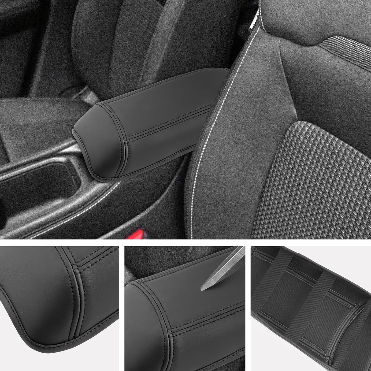 SXCY for 2025 Nissan Kicks Armrest Cover for 2025+ Nissan Kicks Center Console Cover 2025 Kicks Middle Console Cover 2025 Kicks Center Console Armrest Cover (0.24 Inches-Thin Cover)