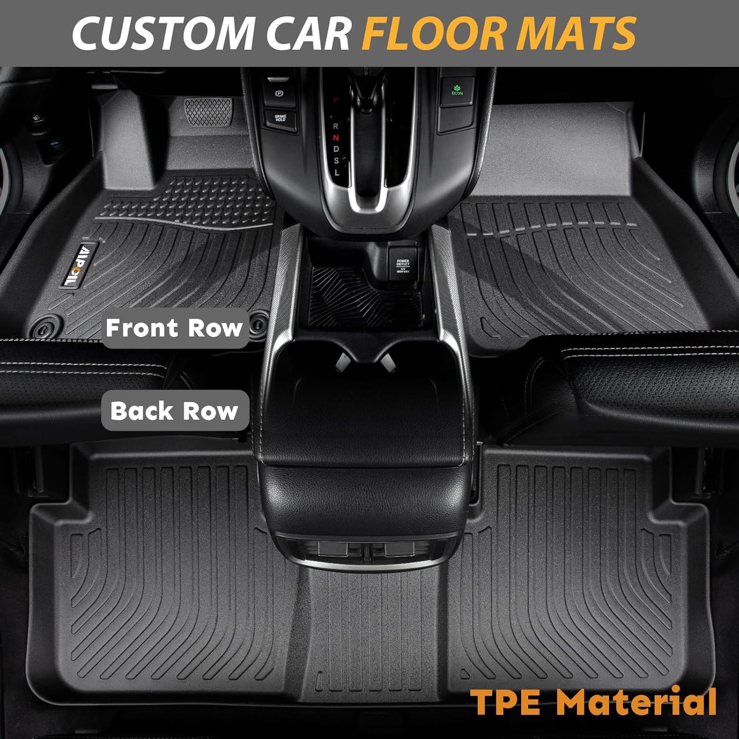 AIPOIL® Floor Mats for 2012-2018 Ford Focus | All-Weather | Easy to Clean | All-Round Protection丨Full Set Automobile mats Accessories.