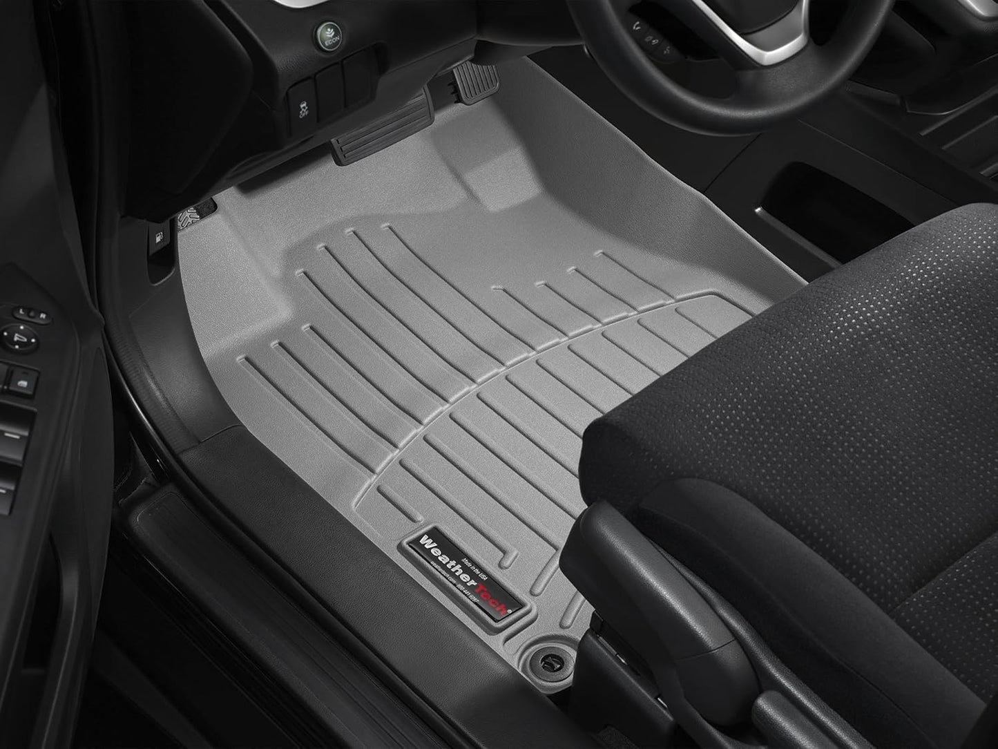 WeatherTech Custom Fit FloorLiners for Honda CR-V, CR-V Hybrid - 1st & 2nd Row (461780-1-2), Grey