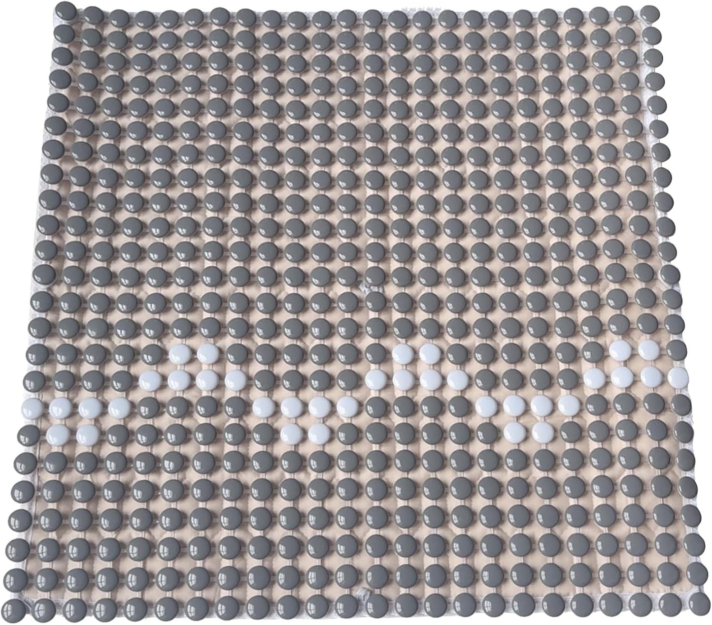 HOMREST Cooling Car Seat Cushion Back Pain Relief Ceramic Beaded Seat Cover Comfy Extreme Summer Massage Seat Pad for Car, Trucks,Executive Office Chairs(Grey)