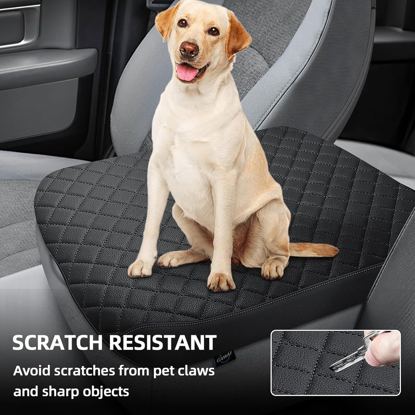 Center Console Cover Fit for 2002-2012 Ram 1500 2500 3500 Jump Seat Console, Comfortable Armrest Cover Protector Customized Car Accessories, Middle Console Cover