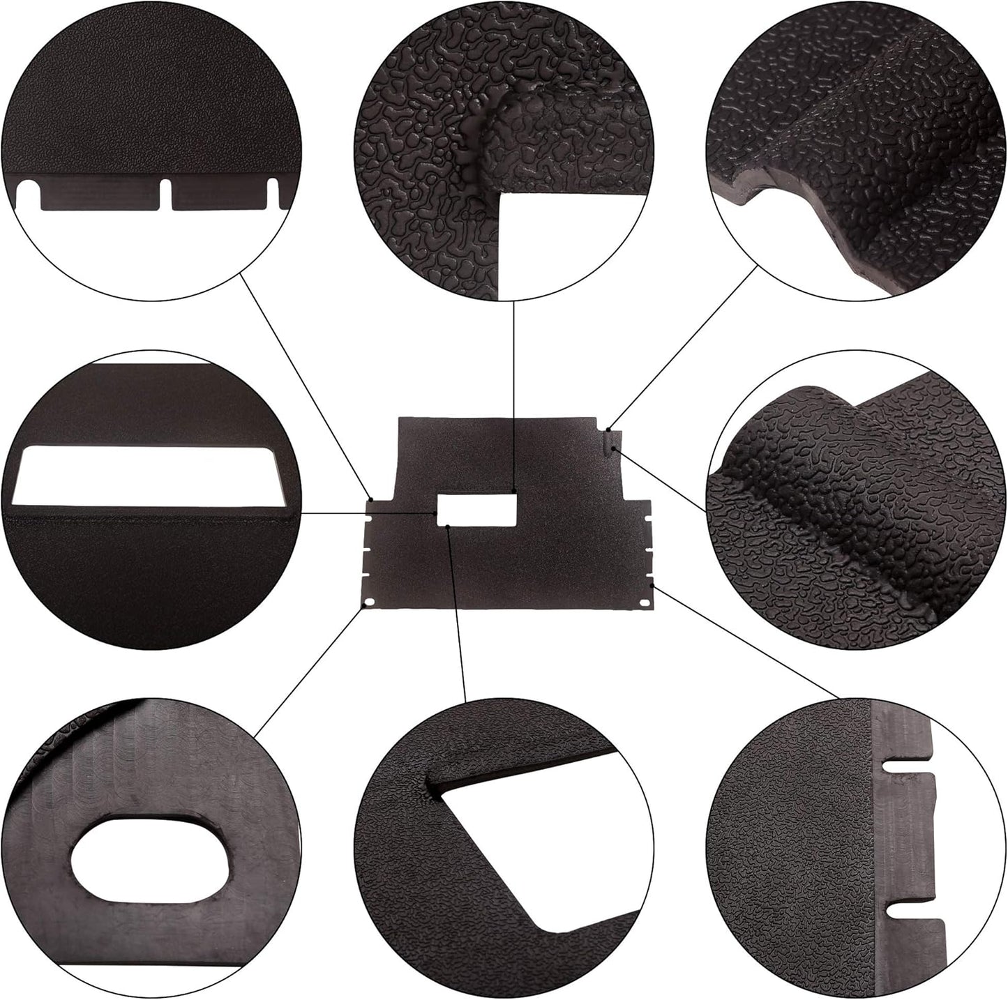 10L0L Full Coverage Liner Floor Mat for Club Car Precedent 2004-up, Club Car Tempo & Onward 2017-2022 Golf Cart, Replaces OEM# 102504801 102504802 103926401