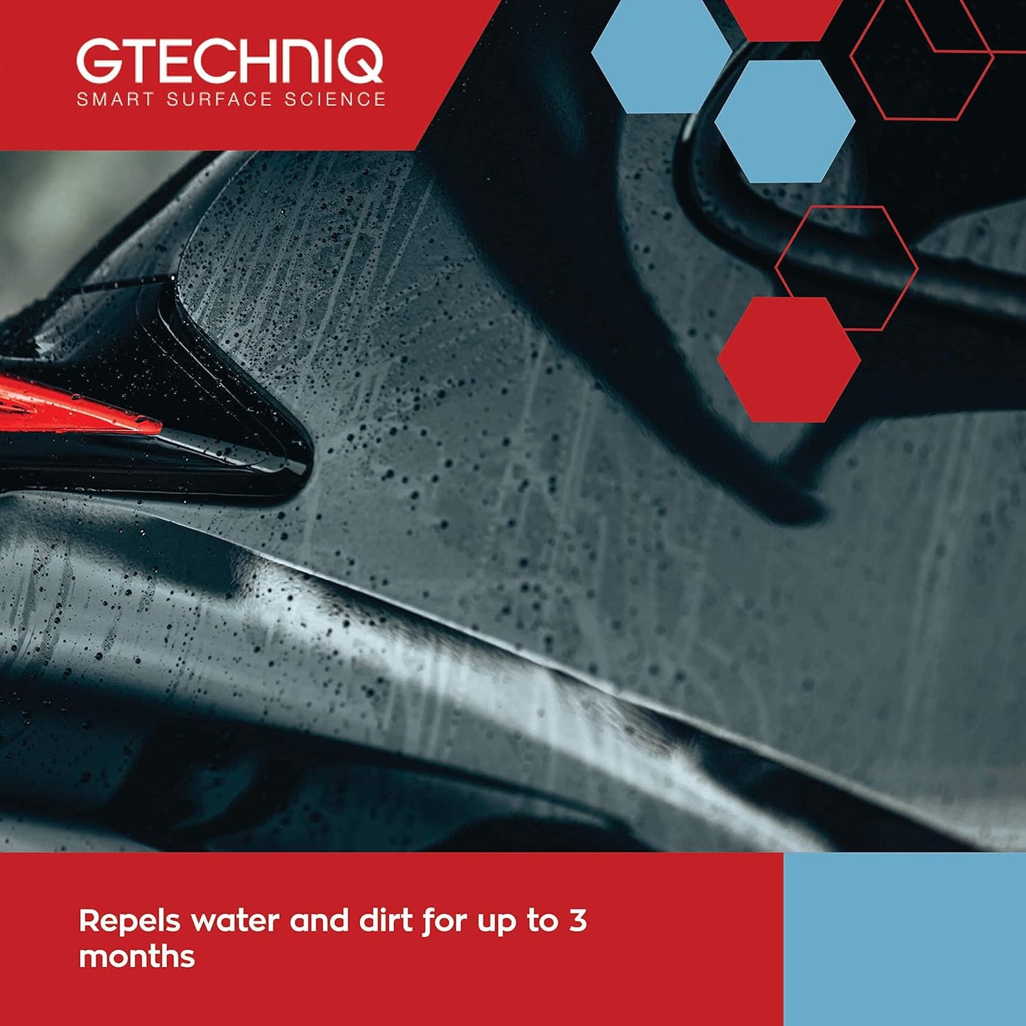 Gtechniq Car Shampoo. 2-in-1 Ceramic GWash and Hydrophobic Coating for Car Cleaning. Cleans and Repels Dirt, Car Cleaner for Up to 3 Months Protection, Super Concentrated - 500ml
