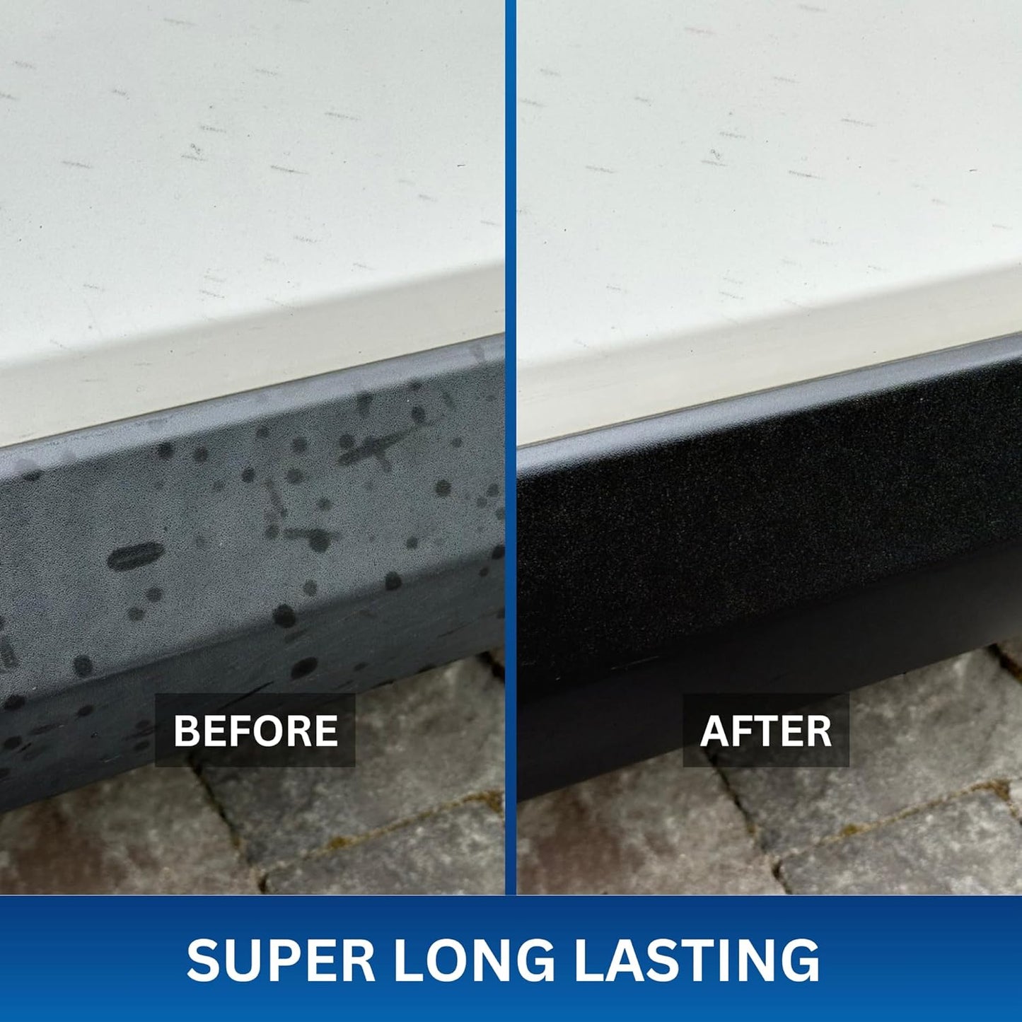 Multi-Surface Car Detailer | Trim Shine, Tire Shine, Interior Shine | Easy Apply, Long Lasting, No-Residue Formula | Back to Black Trim Restorer | Safe Car Detailing