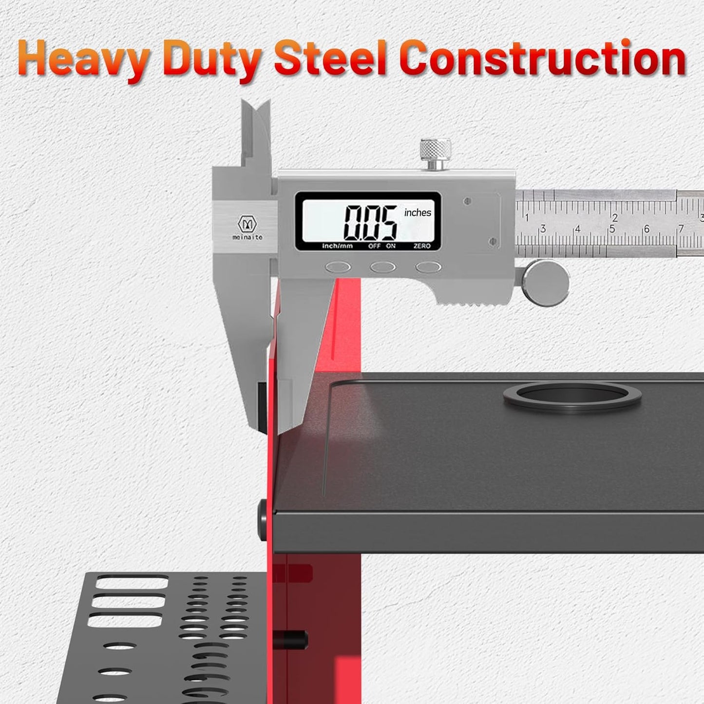 Power Tool Organizer Wall Mount wtih Charging Station,4 Drill Holder Wall Mount with 8 Outlet Power Strip,3 Layers Heavy Duty Tool Rack with Hooks,Screwdriver Organizer in Workbench,Garage