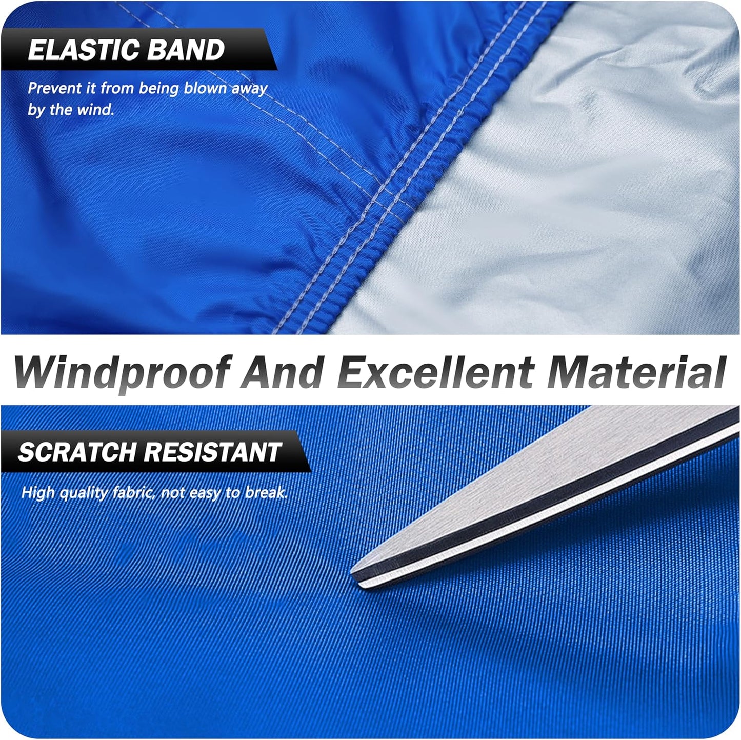 Heavy Duty Outdoor Car Cover Windproof All Weather Waterproof Sun Rain UV Dust Snow Protection Outdoor,Fit Toyota,Camry,Tesla Model 3,Honda Accord,Nissan Altima,Kia K5 etc.Size A4