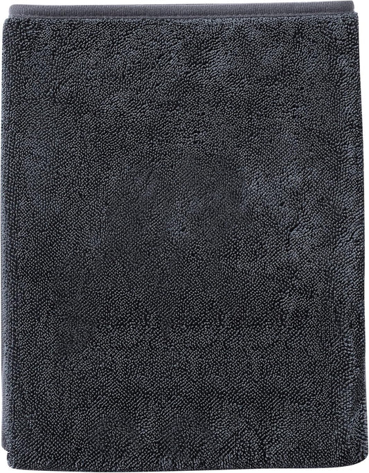 JOYMOOP Microfiber Towels for Cars, 35.4" x 23.6" Car Drying Towel, Dark Gray Reusable Car Towel, Quick Drying Car Microfiber Cleaning Cloth for RVs, SUVs, Trucks