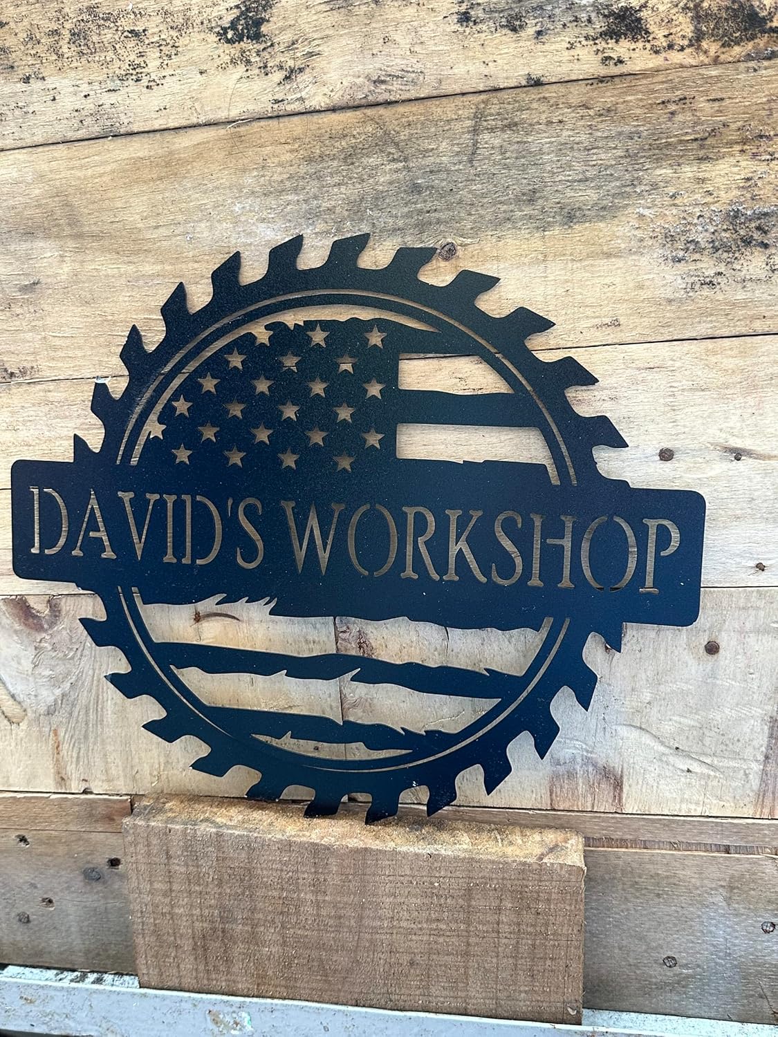 Personalized Papa's Workshop Metal Sign - Custom Dad's Garage Sign, Dad's Birthday Gift, Mechanic Wall Decor
