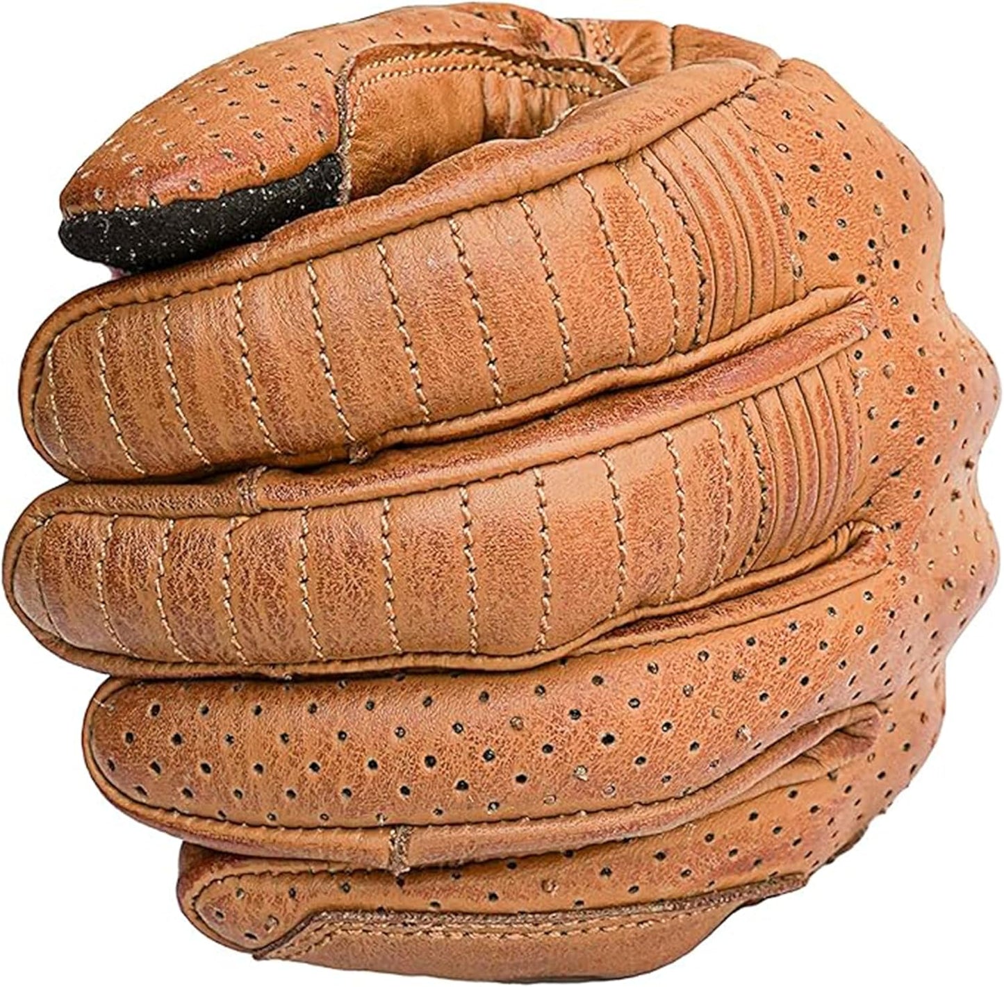 Leather Motorcycle Gloves with Adjustable Fitting Bike Riding Gloves for Riders