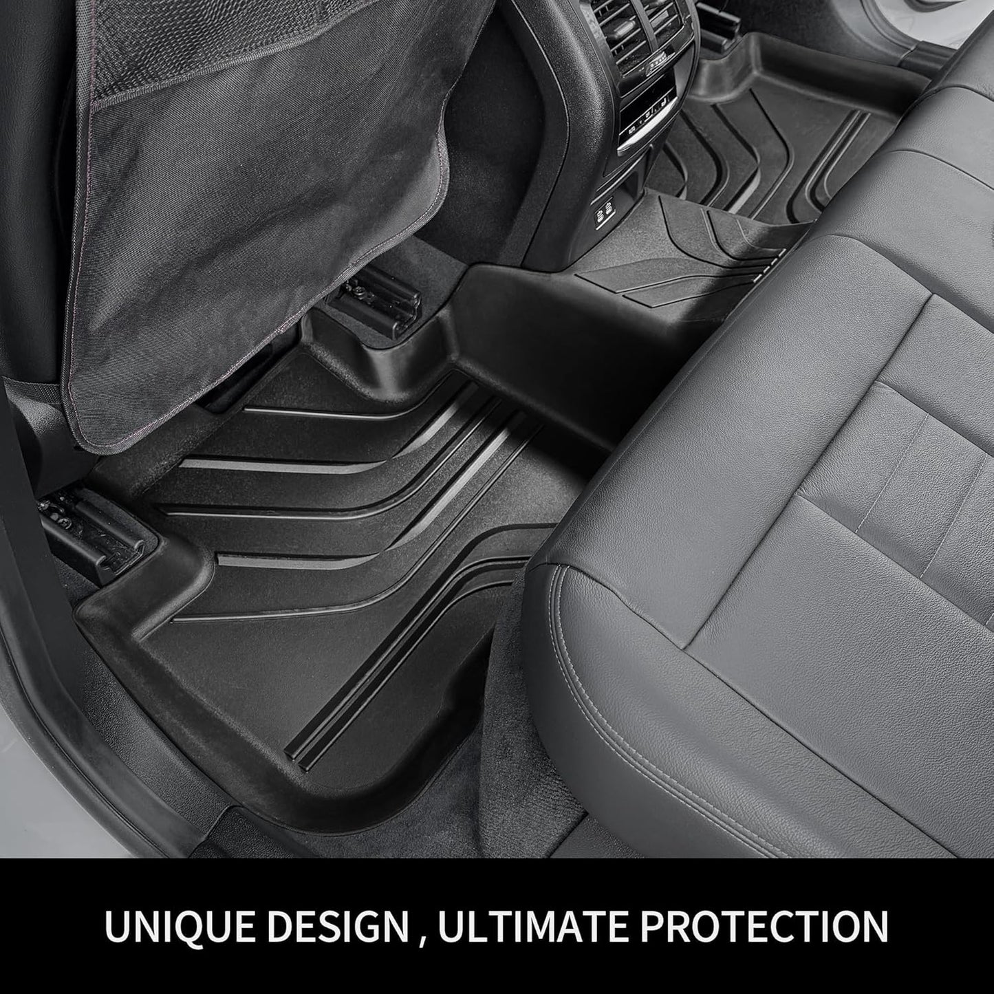 OEDRO Floor Mats & Cargo Mat Fit for 2025 Toyota Camry (Include Hybrid/LE/SE/XLE/XSE), TPE All Weather Custom Fit 2025 Camry Floor Liners 1st & 2nd Row Car Mats Accessories, Black