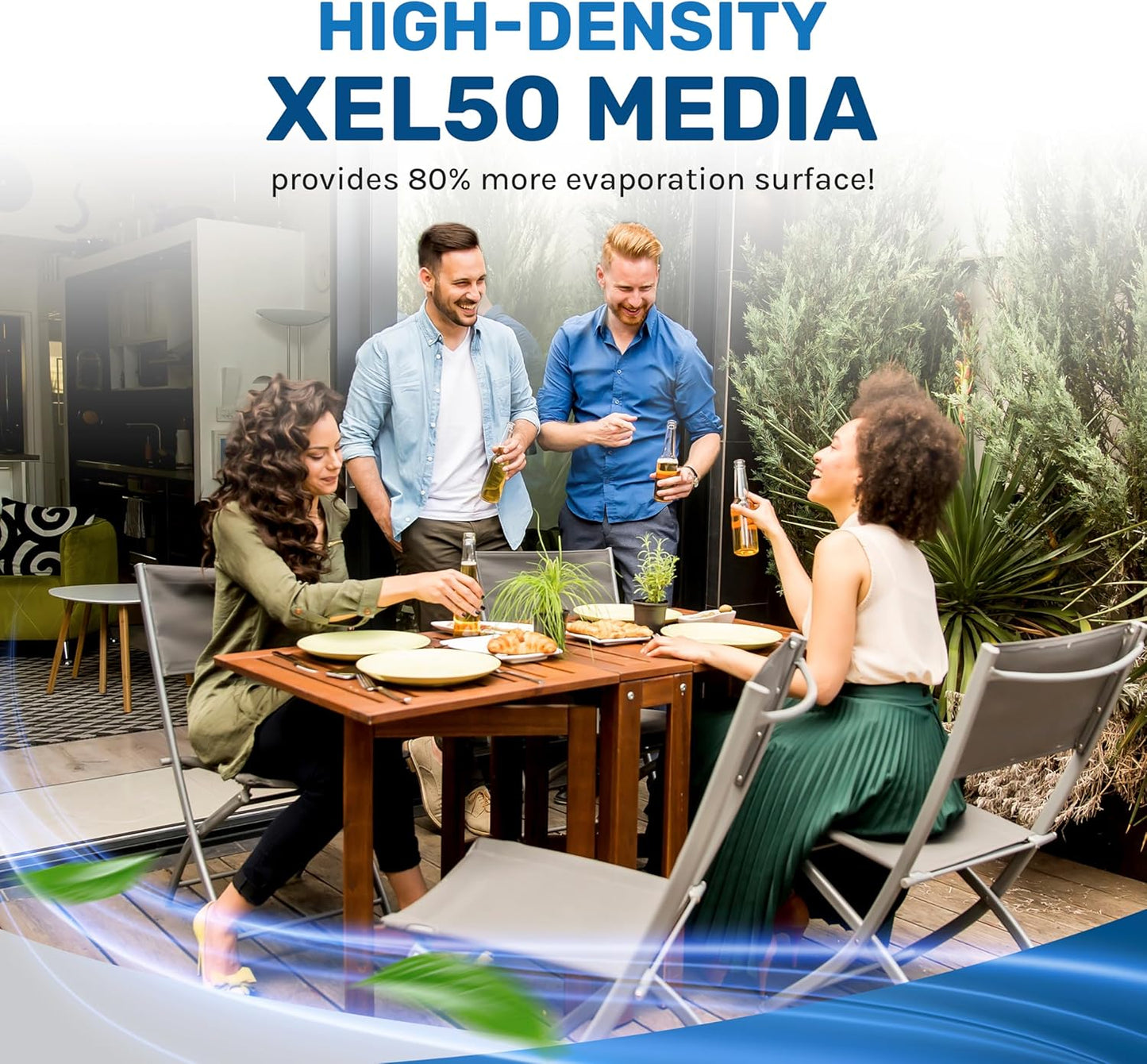 Hessaire MC61M 5,300 CFM 3-Speed Portable Evaporative Cooler