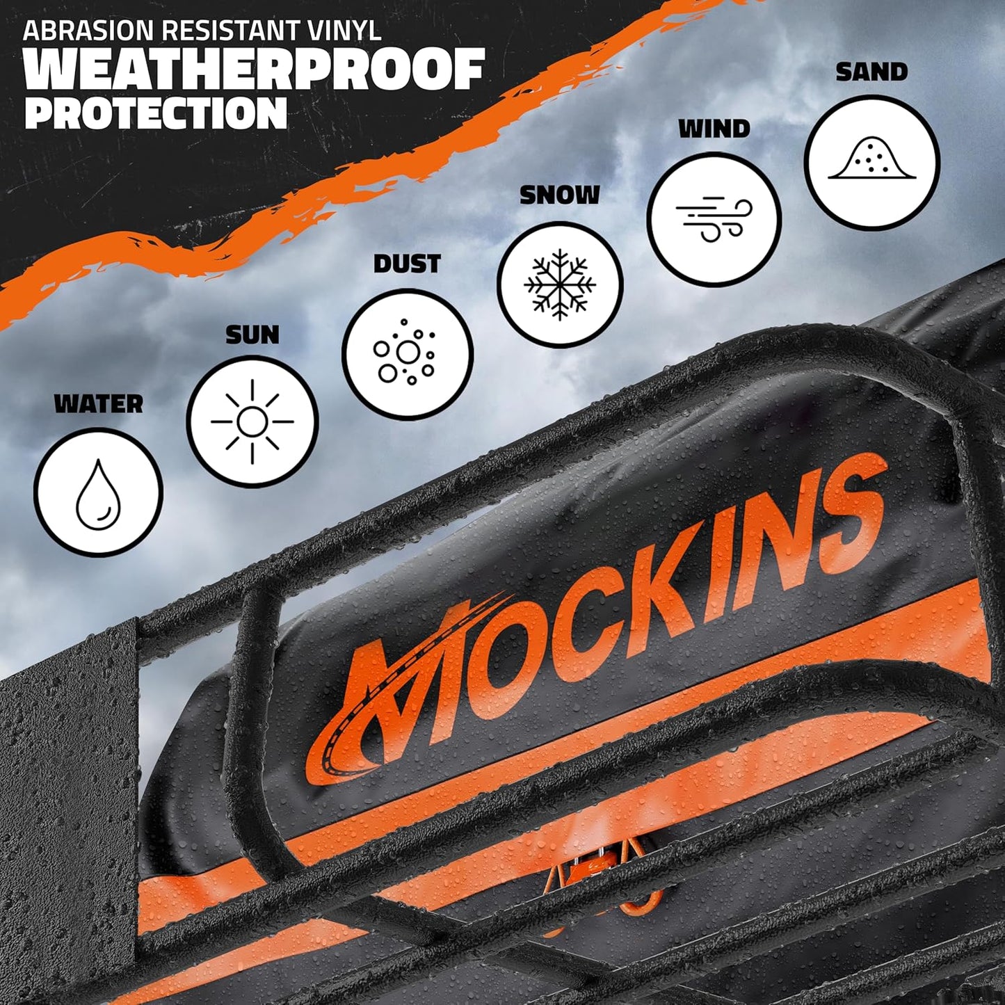 Mockins 64"x39"x6" Heavy Duty Roof Rack Cargo Carrier for Top of Vehicle w/ 20 CuFt Waterproof Rooftop Cargo Bag | 250Lbs Cap Extendable Roof Basket Luggage Rack for SUV, Car, RV & Van w/Accessories