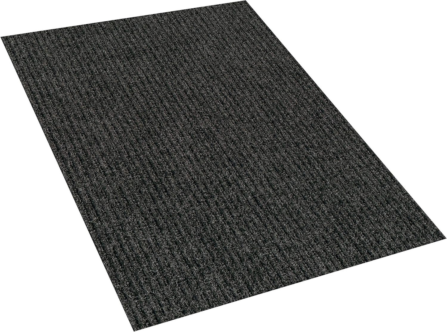 KOECKRITZ Heavy Duty Durable All Weather Indoor/Outdoor Non Slip Entrance Mat Rugs and Runners for Office Business Building Home Garage Front Door (6' x 18', Charcoal)