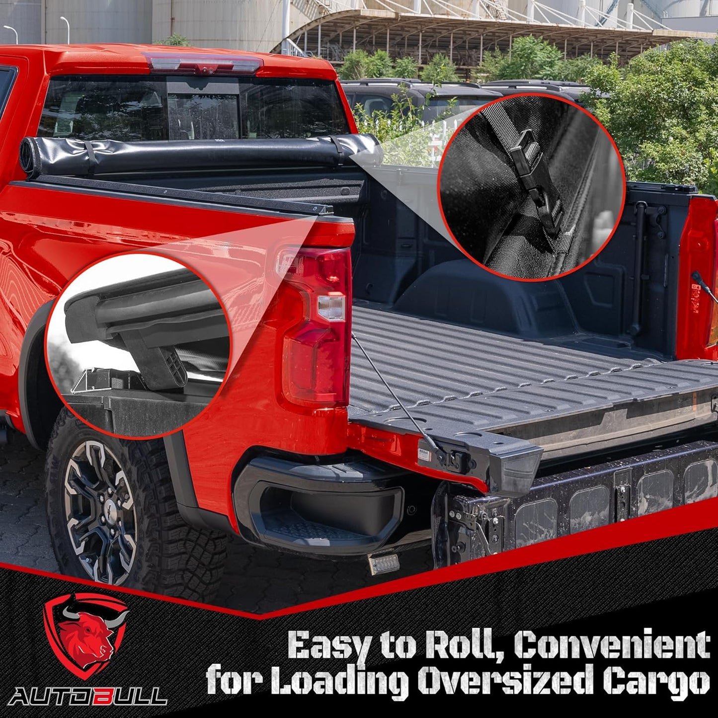 Soft Roll-up tonneau Cover Compatible with 2022-2025 Toyota Tundra 5.5ft Bed, PVC Top Alloy Steel Structure