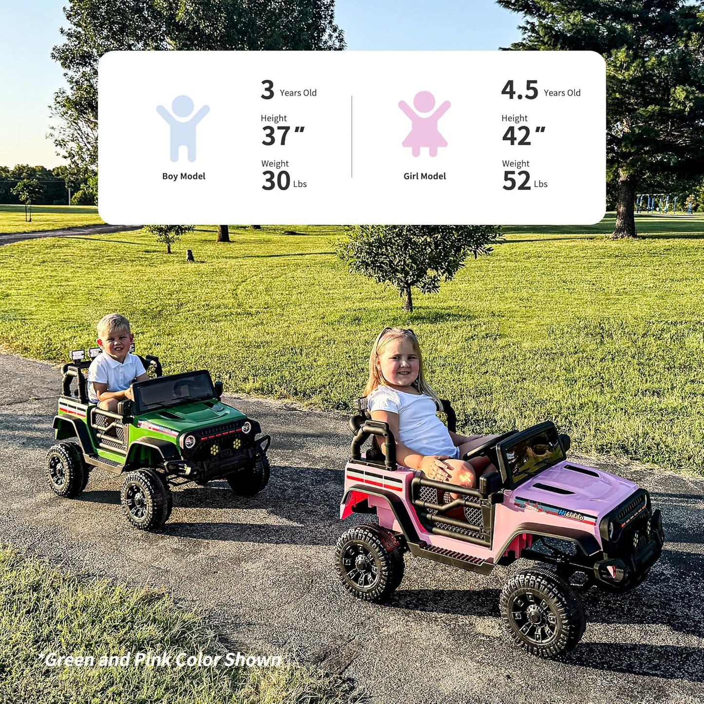 12V Kids Ride on Car Truck, Kids Electric Vehicles Car Ride on Toy for Toddlers 3-5 with Remote Control - Red